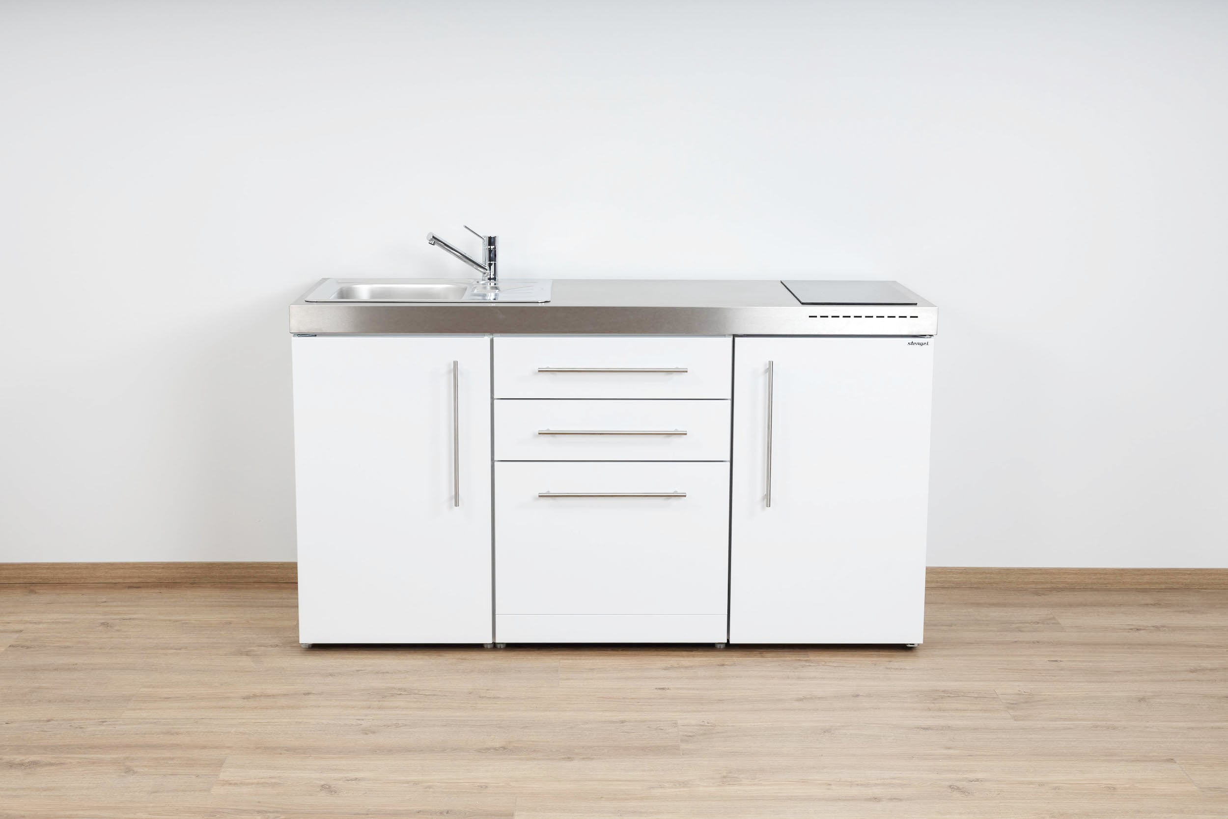 MPGS160-Weiss Miniküche Premiumline MPGS 160 - Mit Geschirrspüler