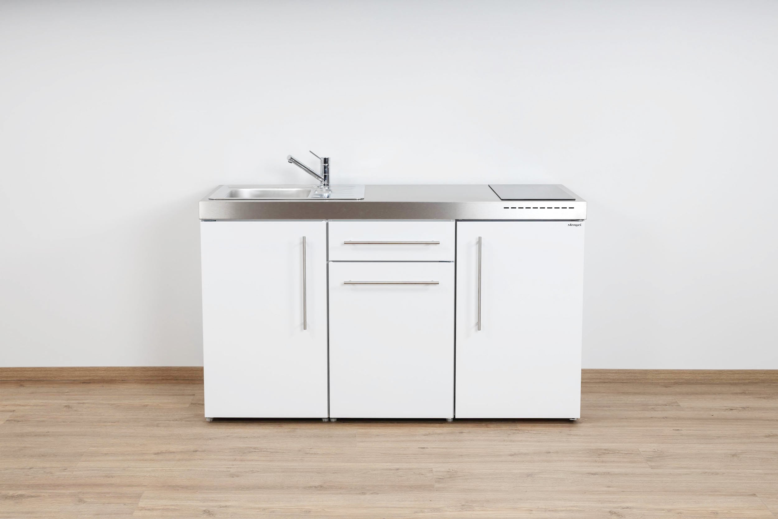 MP150-Weiss Miniküche Premiumline MP 150 - Mit Schublade