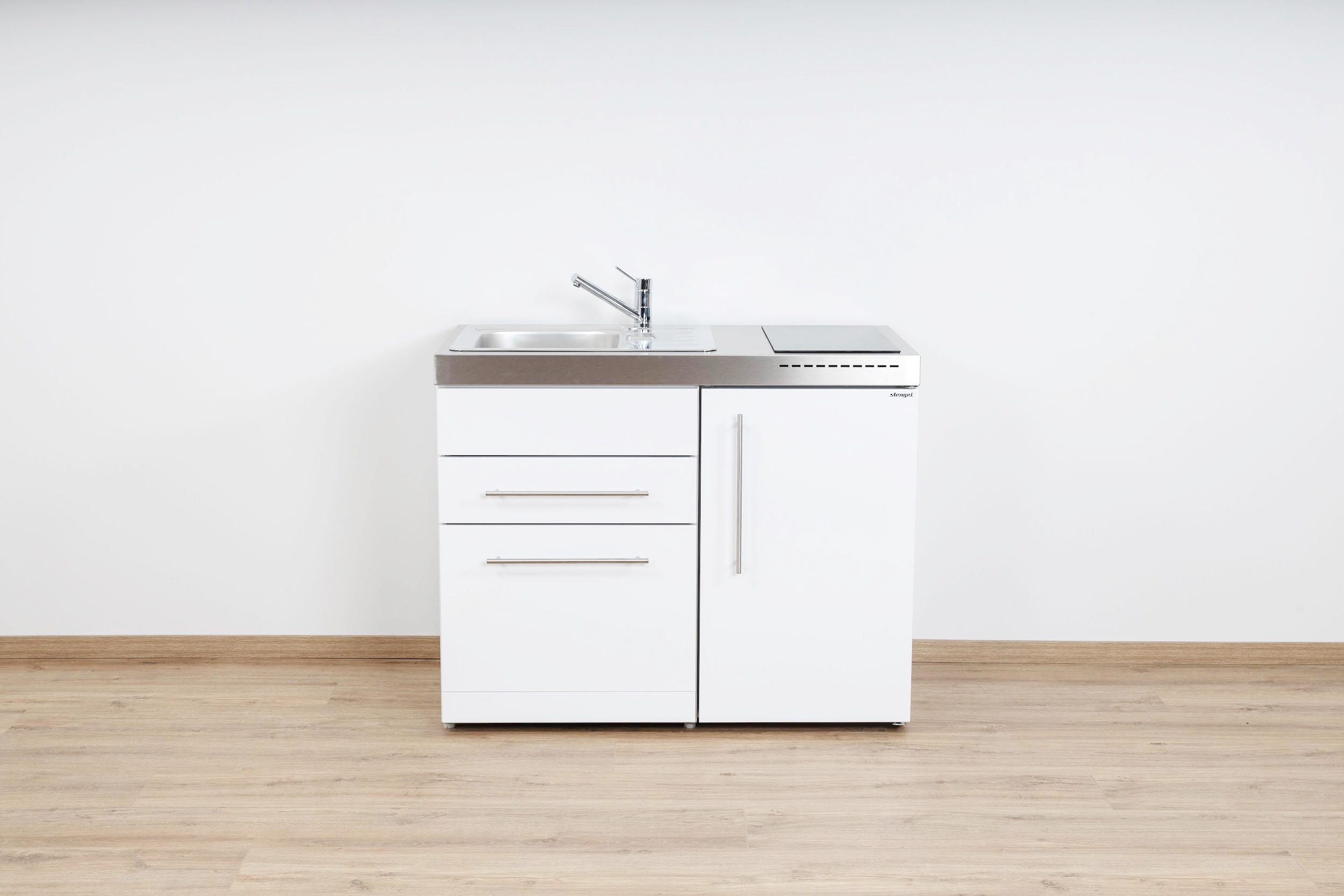 MPGS110-Weiss Miniküche Premiumline MPGS 110 - Mit Geschirrspüler