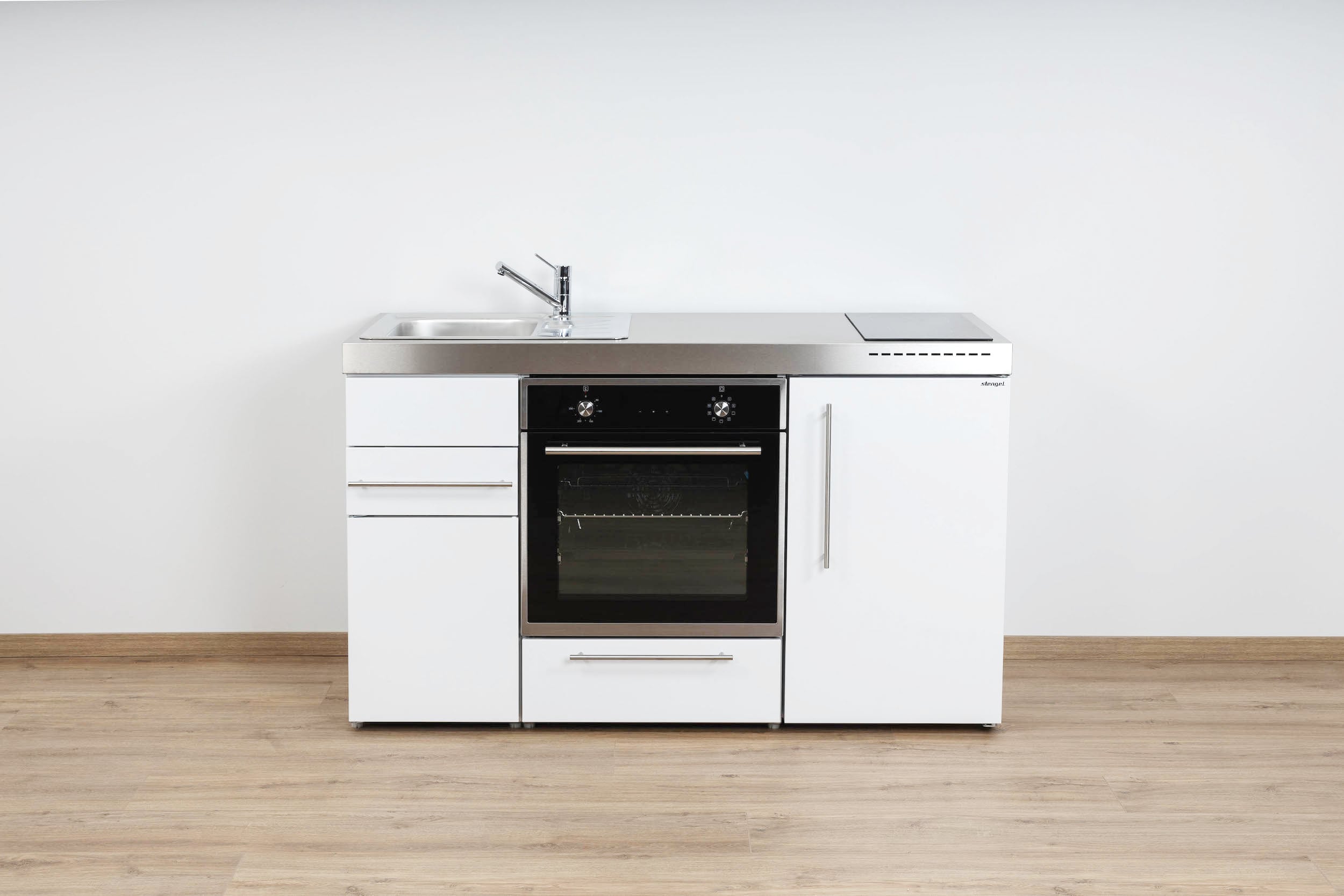 MPB150-Weiss Miniküche Premiumline MPB 150 - Mit Backofen