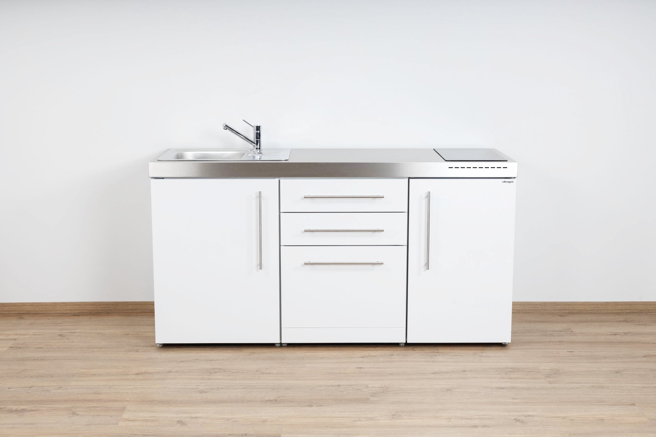 MPGS170-Weiss Miniküche Premiumline MPGS 170 - Mit Geschirrspüler