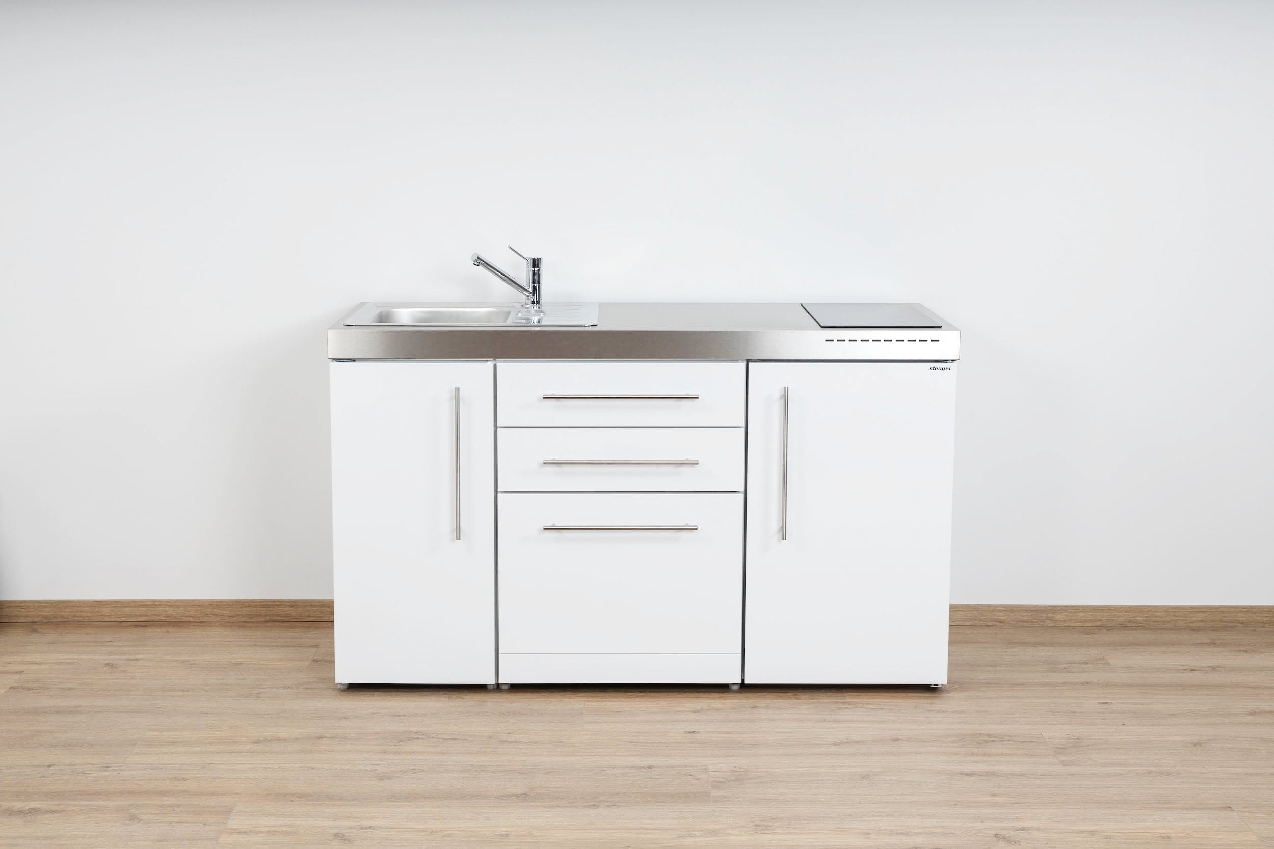 MPGS150-Weiss Miniküche Premiumline MPGS 150 - Mit Geschirrspüler