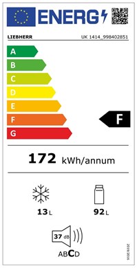 Energielabel Kühlschrank