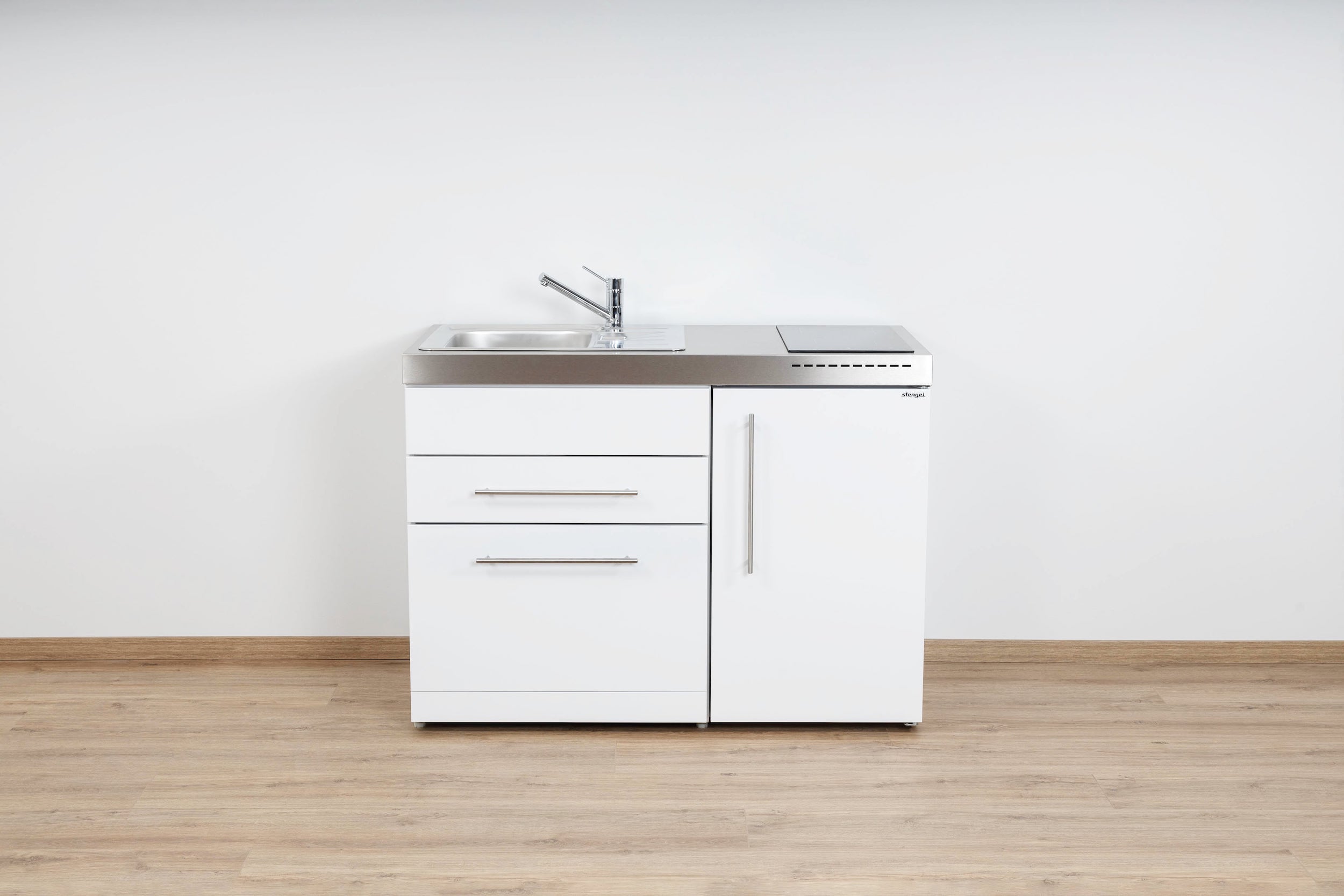 MPGS120-Weiss Miniküche Premiumline MPGS 120 - Mit Geschirrspüler